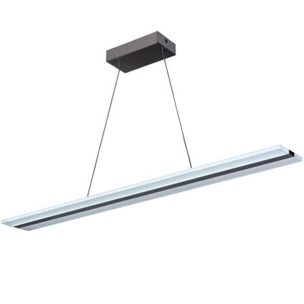 LED Dimbare hanglamp aan kabel LED/40W/230V 3000-6500K chroom + afstandsbediening