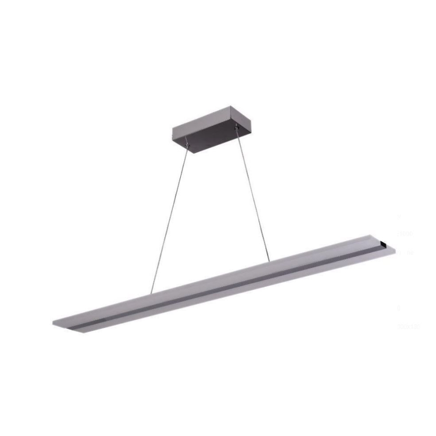 LED Dimbare hanglamp aan kabel LED/40W/230V 3000-6500K chroom + afstandsbediening