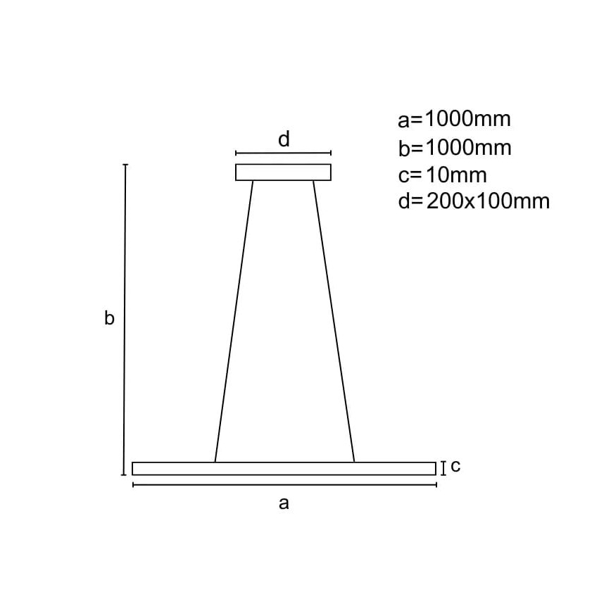 LED Dimbare hanglamp aan kabel LED/40W/230V 3000-6500K chroom + afstandsbediening
