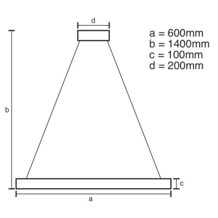 LED dimbare kristallen hanglamp aan kabel LED/40W/230V 3000-6500K chroom/goud + afstandsbediening