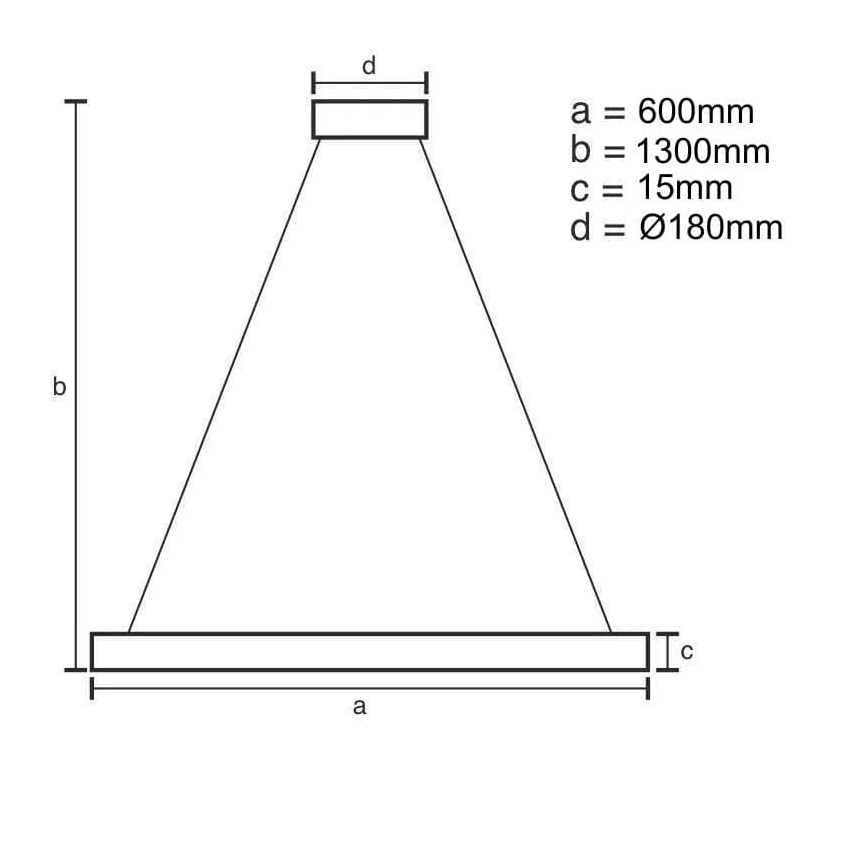 LED Dimbare hanglamp aan kabel LED/40W/230V 3000-6500K + afstandsbediening