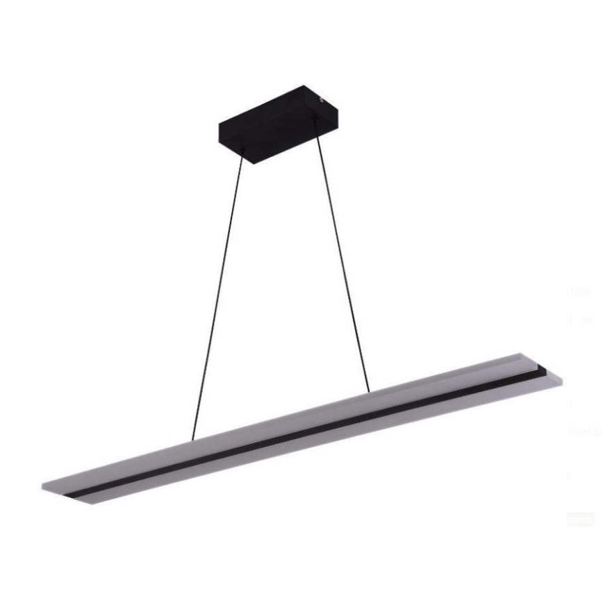 LED Dimbare hanglamp aan kabel LED/40W/230V 3000-6500K zwart + afstandsbediening