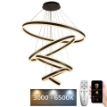 LED dimbare hanglamp aan kabel LED/420W/230V 3000-6500K Ø 100 cm + afstandsbediening
