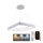LED Dimbare hanglamp aan kabel LED/55W/230V 3000-6500K wit + afstandsbediening