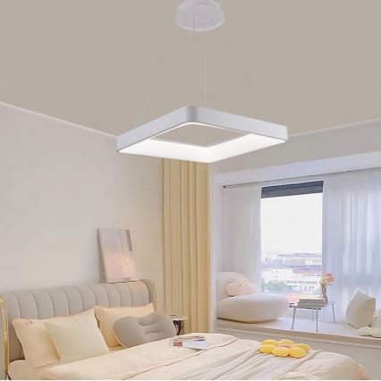 LED Dimbare hanglamp aan kabel LED/55W/230V 3000-6500K wit + afstandsbediening