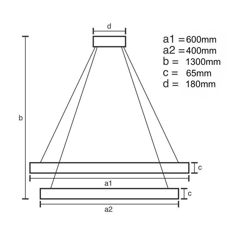 LED dimbare kristallen hanglamp aan kabel LED/65W/230V 3000-6500K glanzend chroom + afstandsbediening
