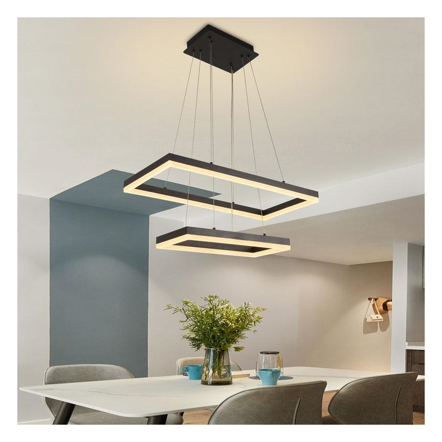 LED Dimbare hanglamp aan kabel LED/65W/230V 3000-6500K + afstandsbediening