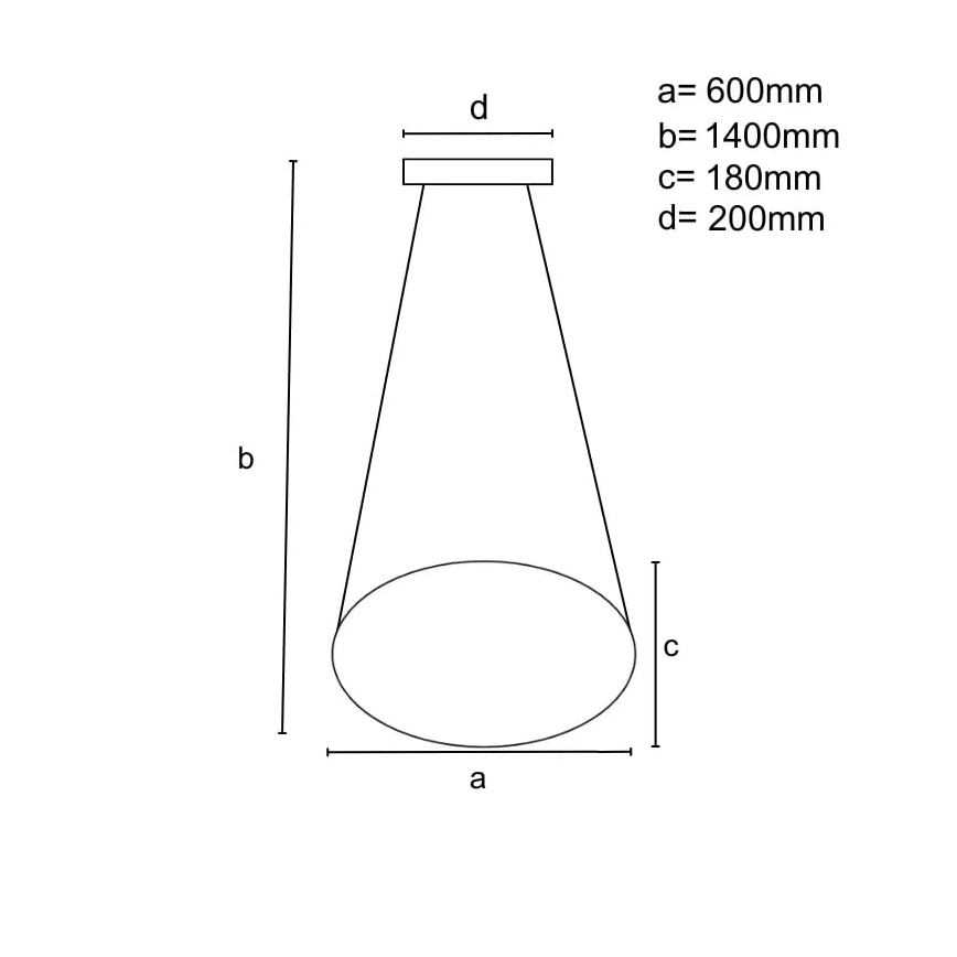 LED Dimbare hanglamp aan kabel LED/70W/230V 3000-6500K Ø 60 cm glanzend chroom + afstandsbediening