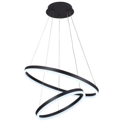 LED dimbare hanglamp aan kabel LED/70W/230V 3000-6500K Ø 60 cm + afstandsbediening
