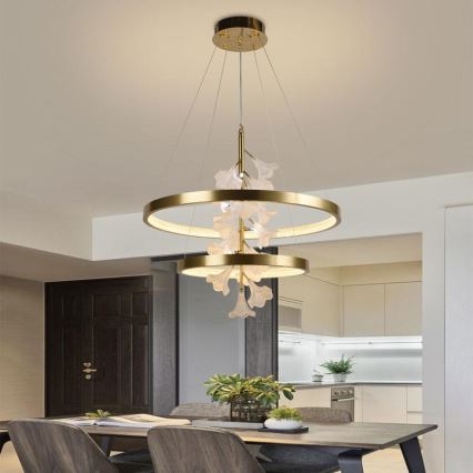 LED Dimbare hanglamp aan kabel LED/70W/230V 3000-6500K + afstandsbediening