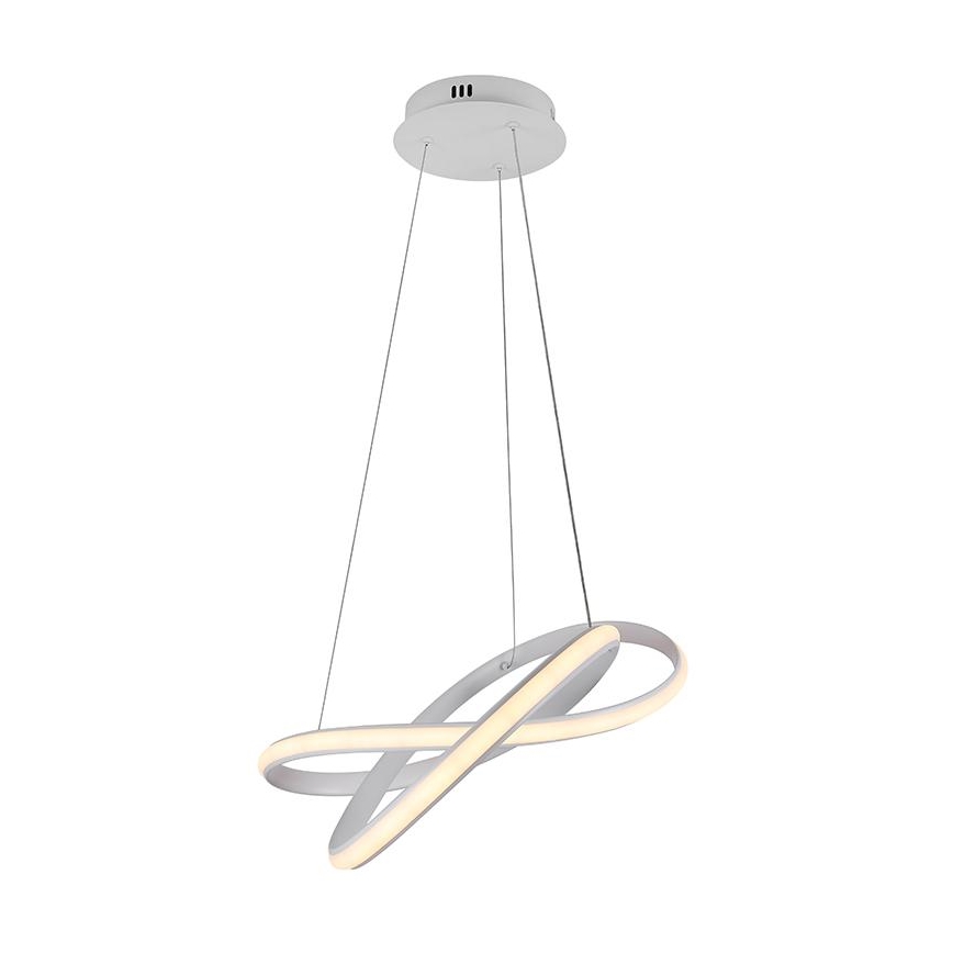 LED Dimbare hanglamp aan kabel LED/70W/230V 3000-6500K Ø 55 cm wit + afstandsbediening