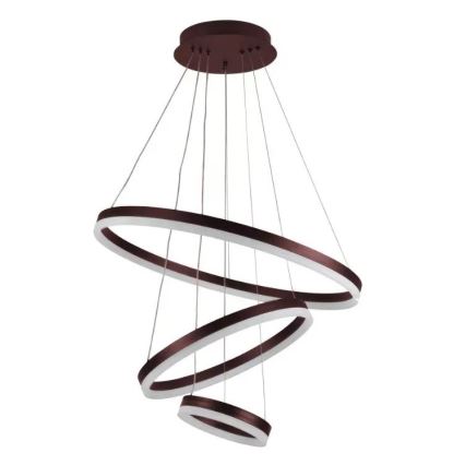 LED dimbare hanglamp aan kabel LED/85W/230V 3000-6500K Ø 60 cm + afstandsbediening