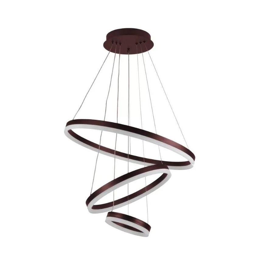 LED dimbare hanglamp aan kabel LED/85W/230V 3000-6500K Ø 60 cm + afstandsbediening