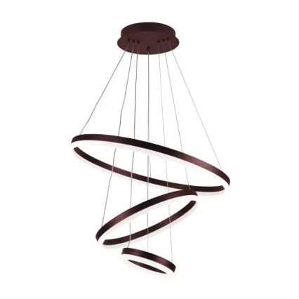 LED dimbare hanglamp aan kabel LED/85W/230V 3000-6500K Ø 60 cm + afstandsbediening