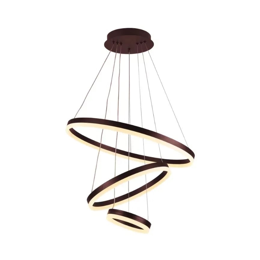 LED dimbare hanglamp aan kabel LED/85W/230V 3000-6500K Ø 60 cm + afstandsbediening