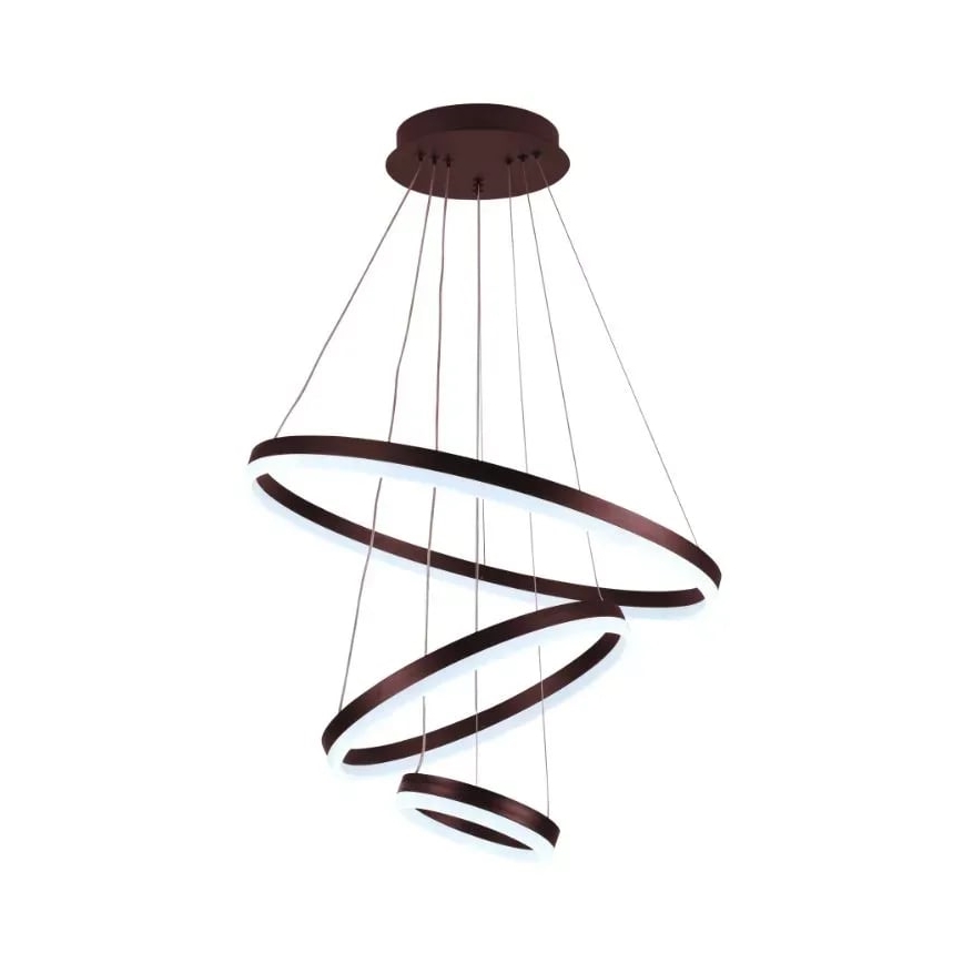 LED dimbare hanglamp aan kabel LED/85W/230V 3000-6500K Ø 60 cm + afstandsbediening