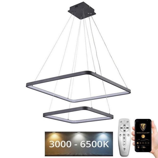 LED dimbare hanglamp aan kabel LED/90W/230V 3000-6500K + afstandsbediening