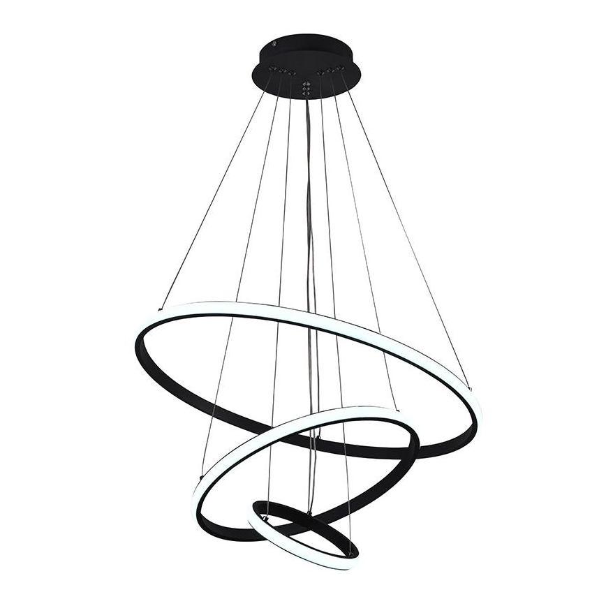 LED Dimbare hanglamp aan kabel LED/90W/230V 3000-6500K Ø 60 cm + afstandsbediening
