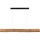 LED Dimbare hanglamp aan kabel LUCAS LED/33W/230V dennenhout