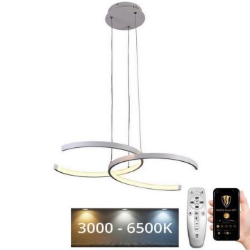 LED Dimbare hanglamp aan snoer LED/50W/230V 3000-6500K + afstandsbediening