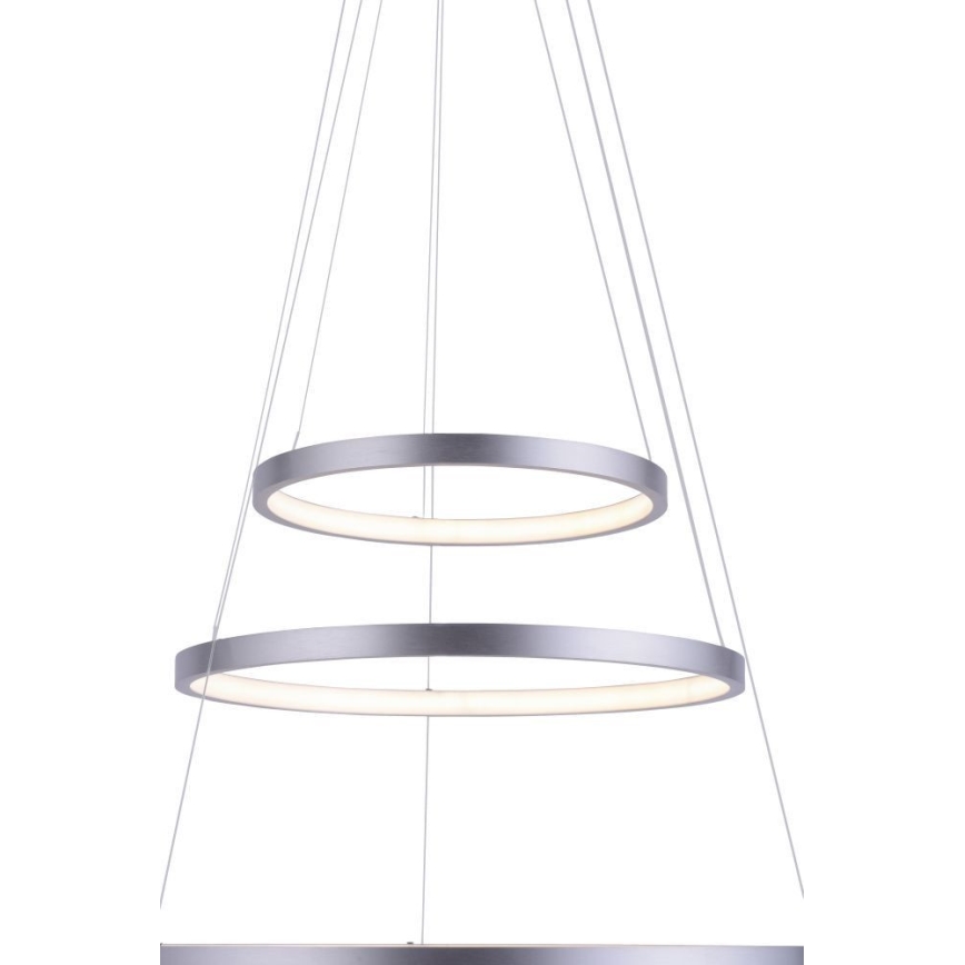 Leuchten Direkt 11526-55 - LED dimbare hanglamp aan kabel CIRCLE LED/13,5W/230V + LED/19,5W + LED/24W