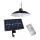 LED Dimbare hanglamp op zonne-energie mer schemer sensor LED/6W/3,7V 800 mAh IP44 + afstandsbediening