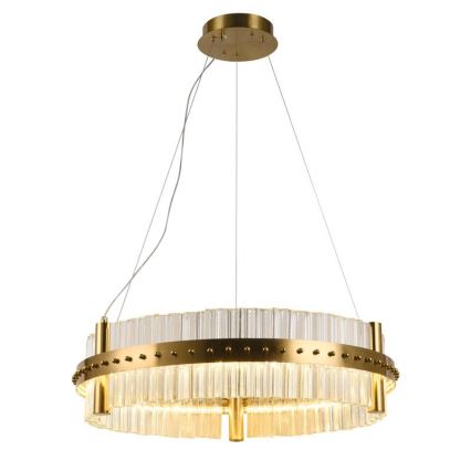 LED dimbare kristallen hanglamp aan kabel LED/40W/230V 3000-6500K + afstandsbediening