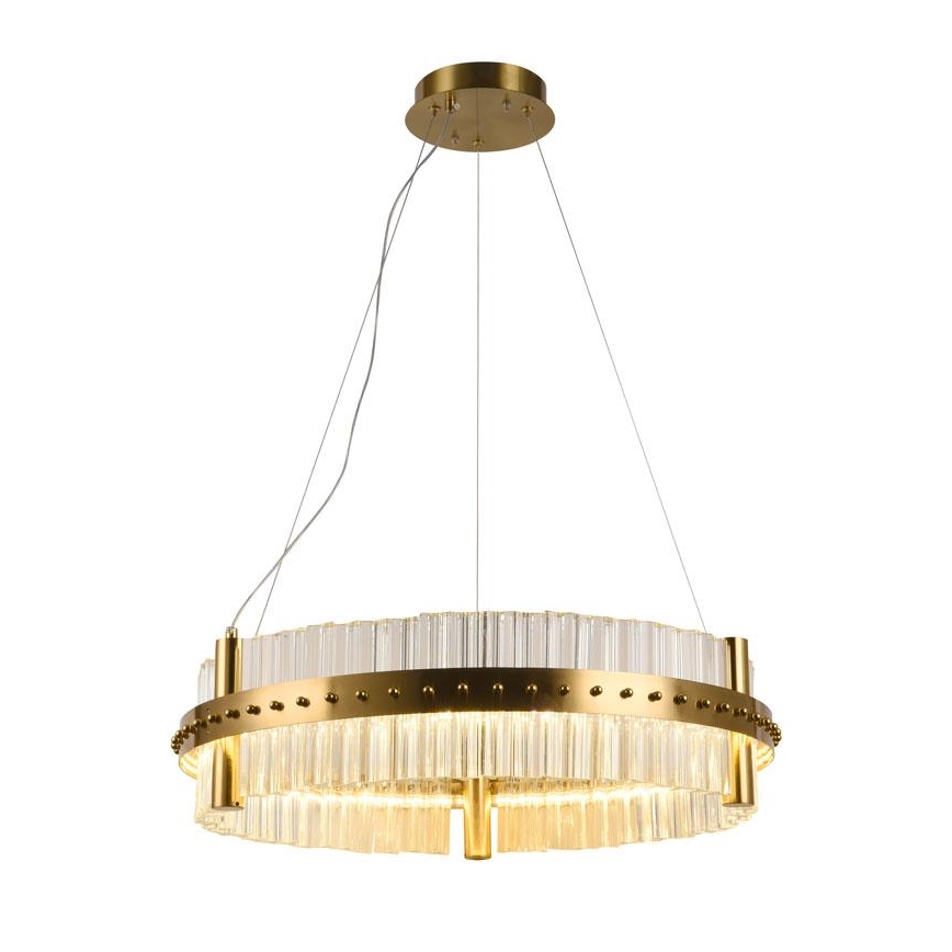 LED dimbare kristallen hanglamp aan kabel LED/40W/230V 3000-6500K + afstandsbediening