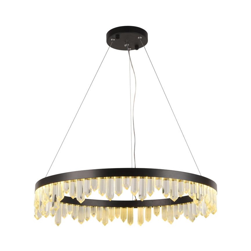 LED dimbare kristallen hanglamp aan kabel LED/40W/230V 3000-6500K + afstandsbediening