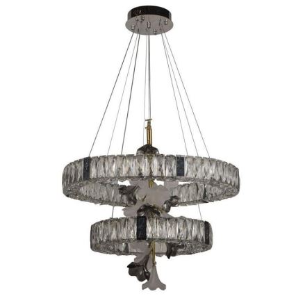 LED dimbare kristallen hanglamp aan kabel LED/70W/230V 3000-6500K + afstandsbediening