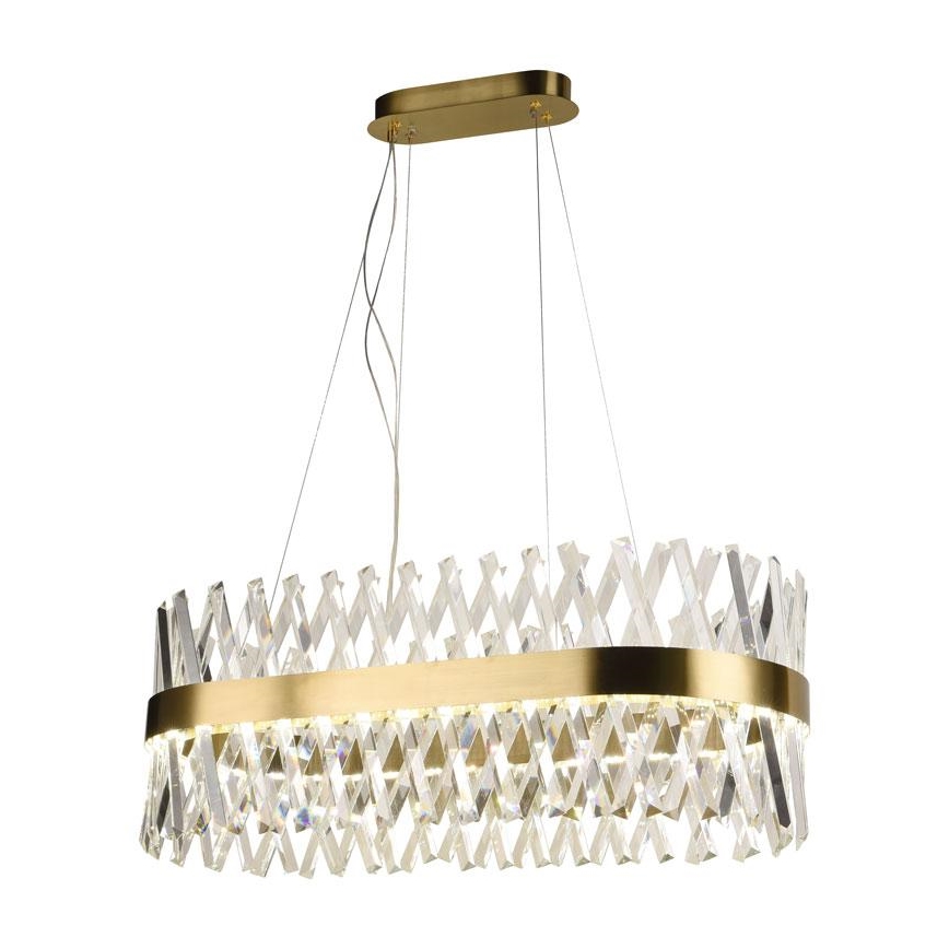 LED dimbare kristallen hanglamp aan kabel LED/90W/230V 3000-6500K + afstandsbediening