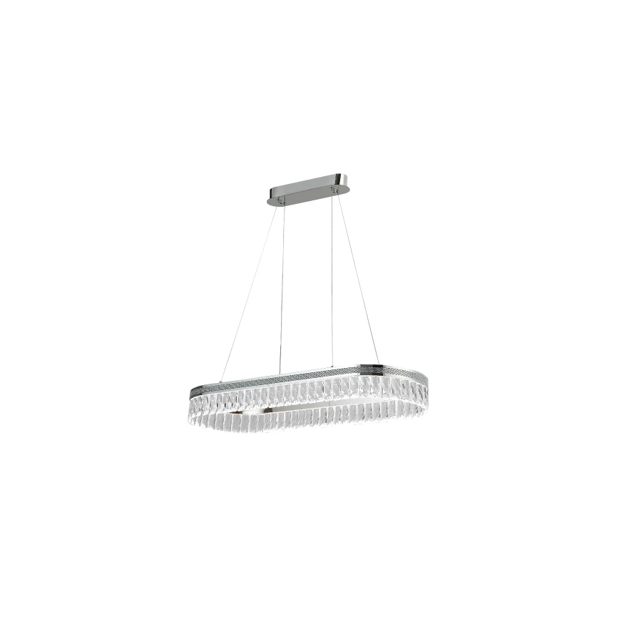 Dimbare LED-kristallen kroonluchter aan kabel THALIA LED/50W/230V 3000–6000K + afstandsbediening
