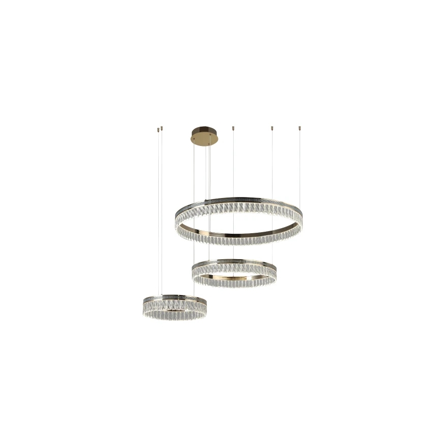 Dimbare LED-kristallen kroonluchter aan kabel THALIA LED/120W/230V 3000-6000K + afstandsbediening
