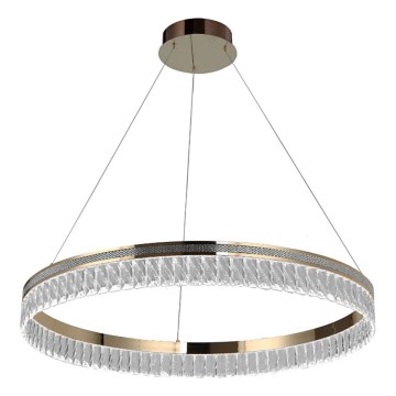 LED dimbare kristallen kroonluchter aan kabel THALIA LED/55W/230V 3000-6000K Ø 80 cm + afstandsbediening