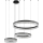 LED-dimbare kristallen kroonluchter met kabelophanging THALIA LED/120W/230V 3000-6000K + afstandsbediening