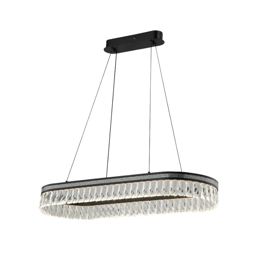 LED-dimbare kristallen kroonluchter aan kabel THALIA LED/50W/230V 3000-6000K + afstandsbediening