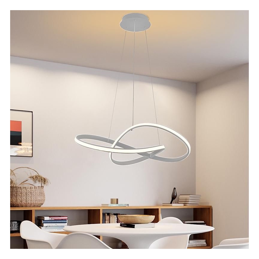 LED Dimbare kroonluchter aan een snoer LED/70W/230V 3000-6500K + afstandsbediening