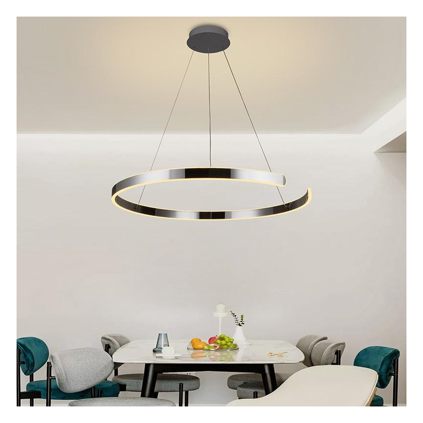 LED Dimbare kroonluchter aan snoer LED/100W/230V 3000-6500K + afstandsbediening