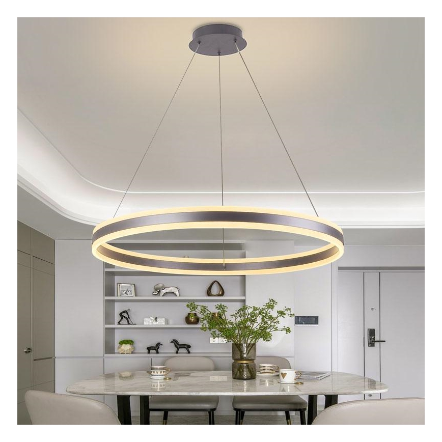 LED Dimbare kroonluchter aan snoer LED/110W/230V 3000-6500K + afstandsbediening
