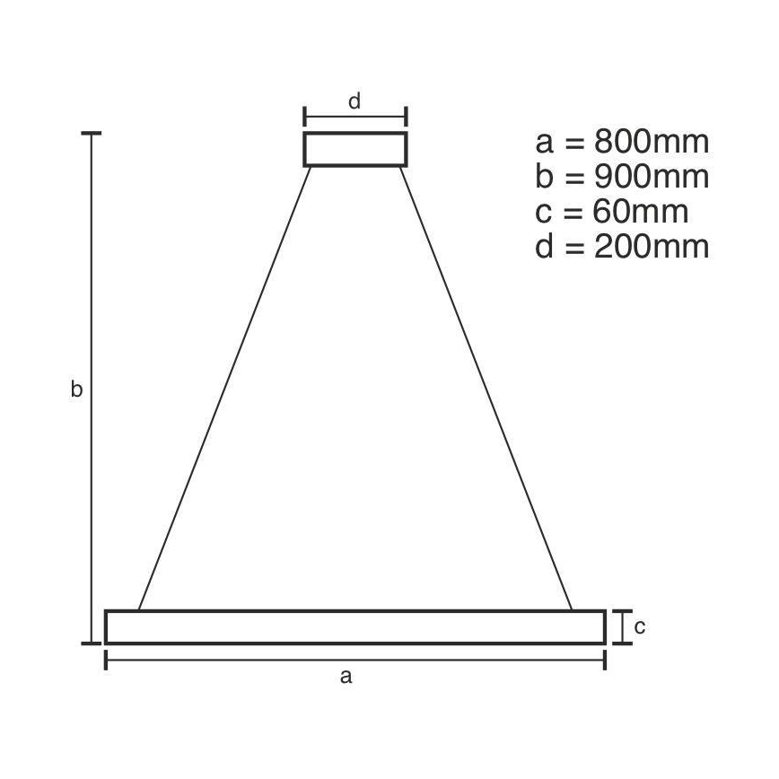 LED Dimbare kroonluchter aan snoer LED/110W/230V 3000-6500K + afstandsbediening