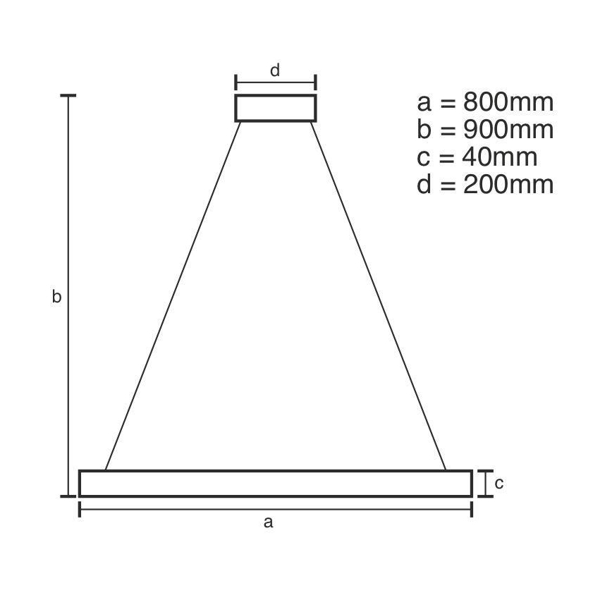 LED Dimbare kroonluchter aan snoer LED/55W/230V 3000-6500K + afstandsbediening