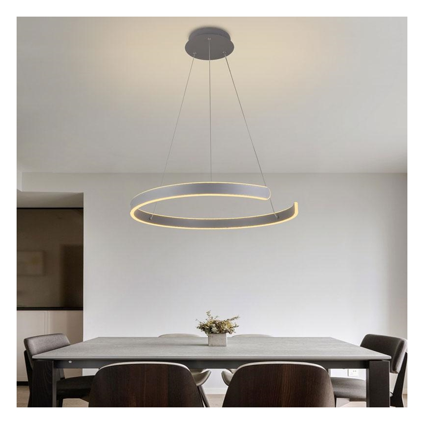 LED Dimbare kroonluchter aan snoer LED/70W/230V 3000-6500K + afstandsbediening
