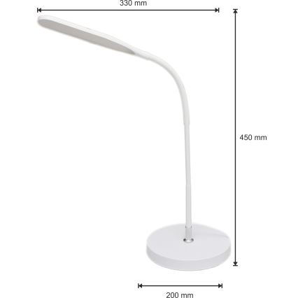 LED Dimbare lamp 3in1 LED/10W/230V 3000/4000/6000K CRI 90 wit