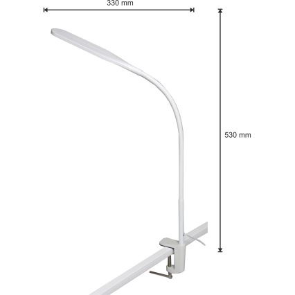LED Dimbare lamp 3in1 LED/10W/230V 3000/4000/6000K CRI 90 wit