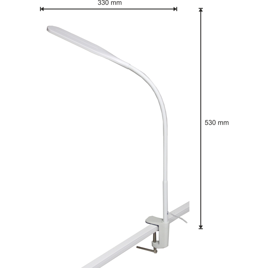 LED Dimbare lamp 3in1 LED/10W/230V 3000/4000/6000K CRI 90 wit