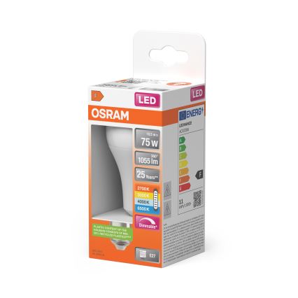 LED-dimbare lamp CLASSIC A60 E27/10,5W/230V 2700/3000/4000/6500K - Osram