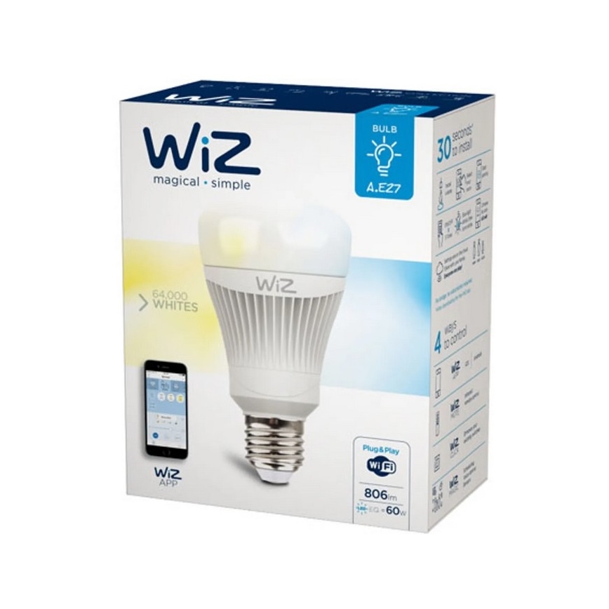 LED dimbare lamp E27/11,5W/230V 2700-6500K Wi-Fi - WiZ
