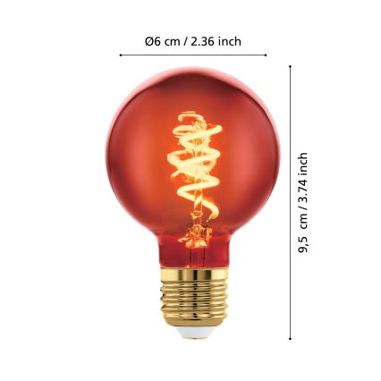 LED Dimbare Lamp E27/4W/230V 2000K - Eglo 110198