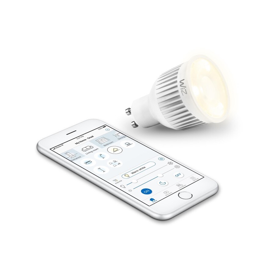 LED dimbare lamp GU10/6,5W/230V 2700-6500K Wi-Fi - WiZ