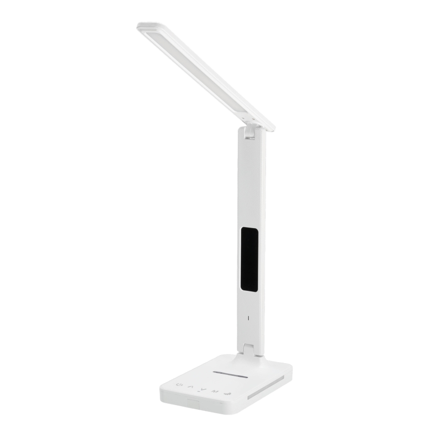 LED dimbare tafel lamp met draadloos opladen QI, scherm en USB-poort LED/7W/230V 3000-6000K wit